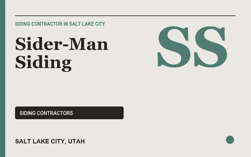 Sider-Man Siding in Salt Lake City, Utah