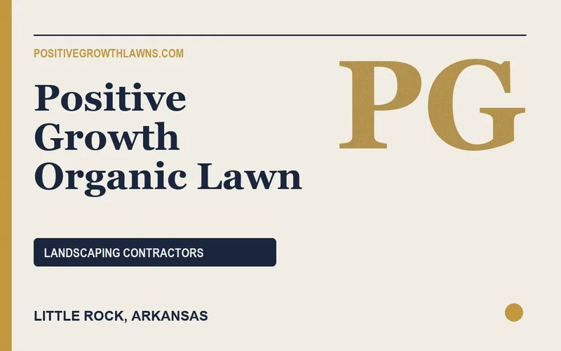 Positive Growth Organic Lawn in Little Rock, Arkansas