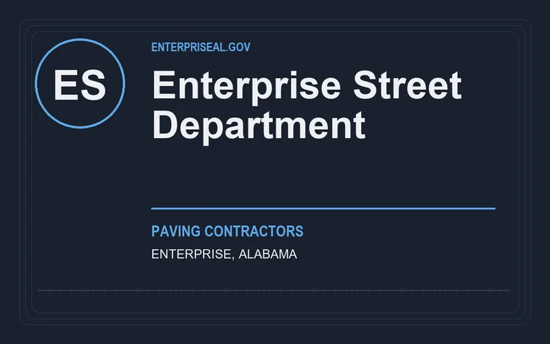 Enterprise Street Department in Enterprise, Alabama