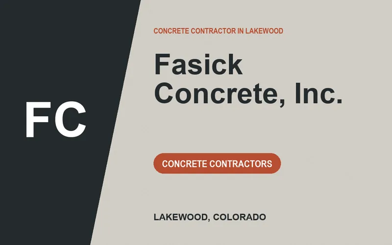 Fasick Concrete, Inc. in Lakewood, Colorado