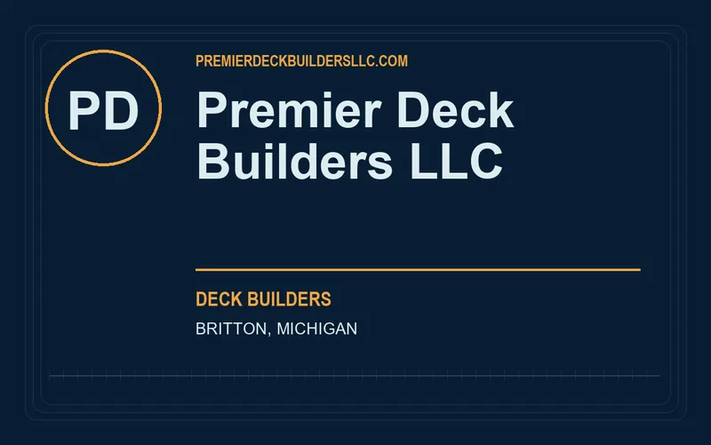 Premier Deck Builders LLC in Britton, Michigan