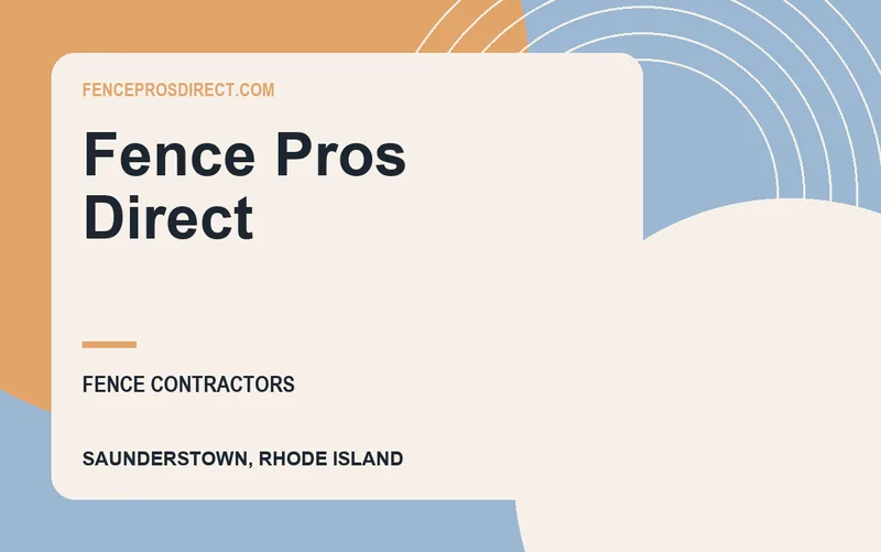 Fence Pros Direct in Saunderstown, Rhode Island