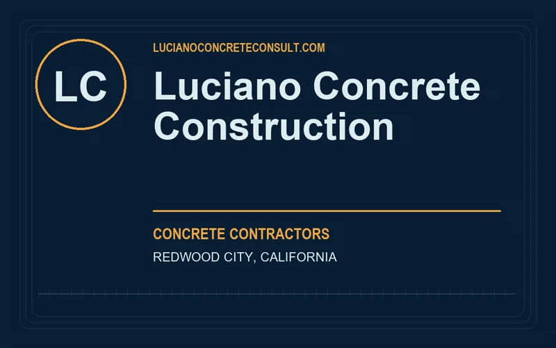 Luciano Concrete Construction in Redwood City, California
