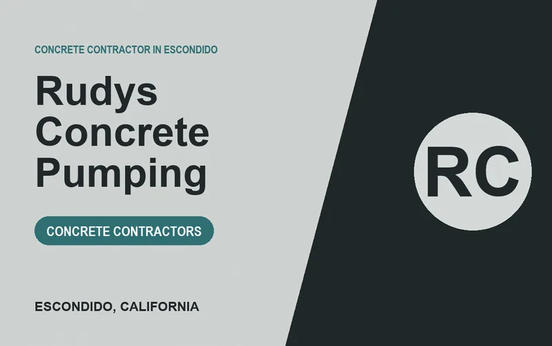 Rudys Concrete Pumping in Escondido, California