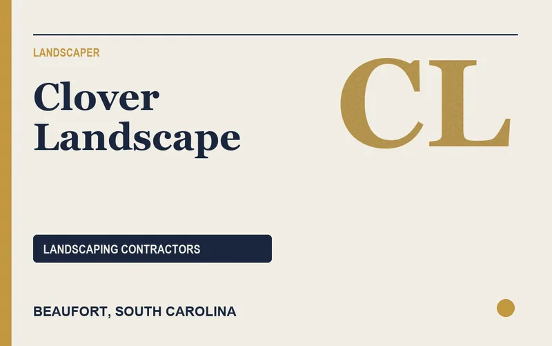 Clover Landscape in Beaufort, South Carolina