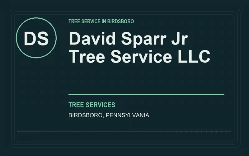 David Sparr Jr Tree Service LLC in Birdsboro, Pennsylvania