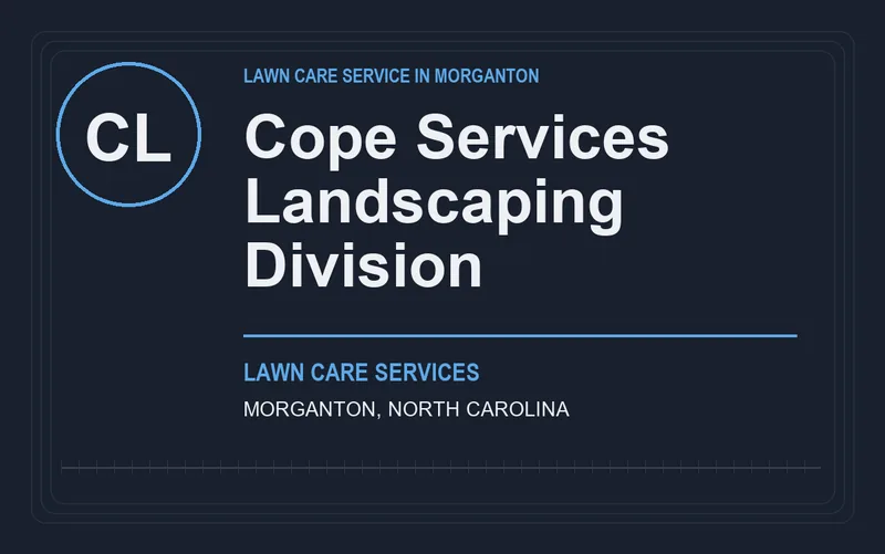 Cope Services Landscaping Division in Morganton, North Carolina