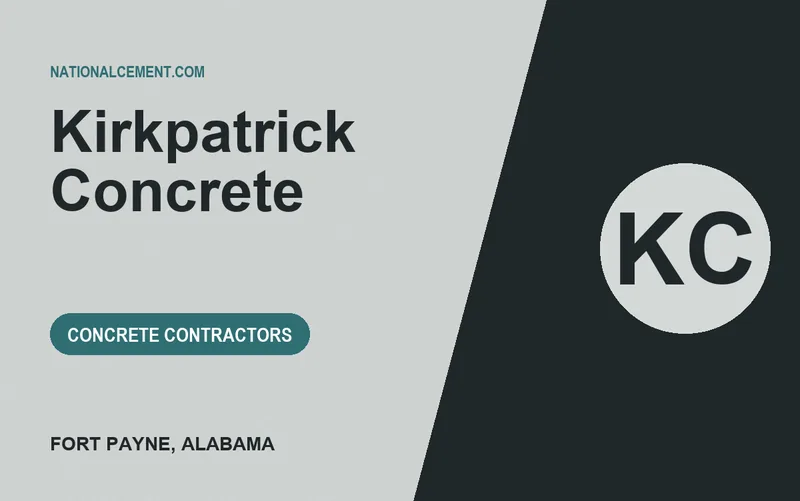 Kirkpatrick Concrete in Fort Payne, Alabama