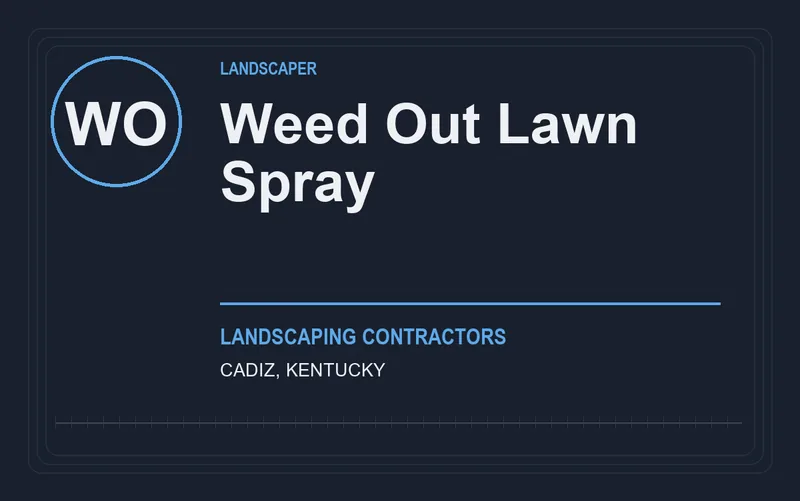 Weed Out Lawn Spray in Cadiz, Kentucky