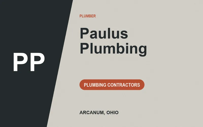 Paulus Plumbing in Arcanum, Ohio