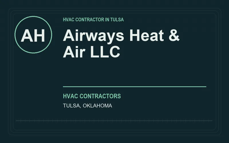 Airways Heat & Air LLC in Tulsa, Oklahoma