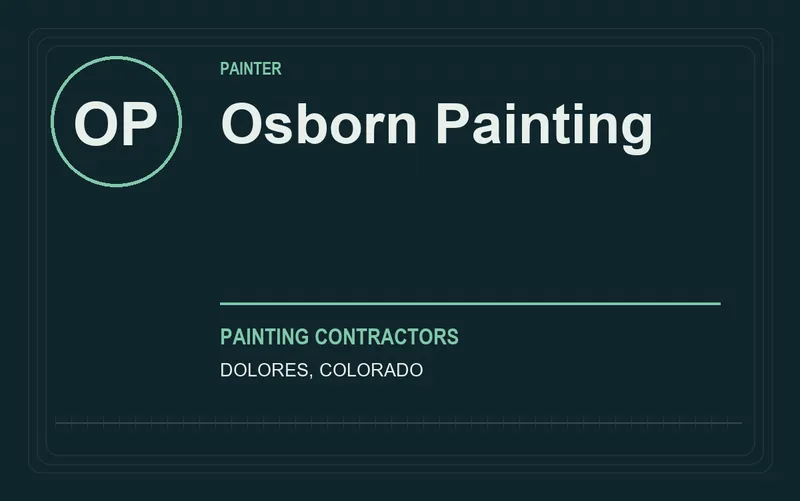 Osborn Painting in Dolores, Colorado