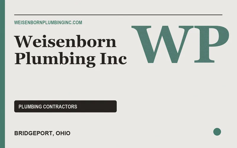 Weisenborn Plumbing Inc in Bridgeport, Ohio