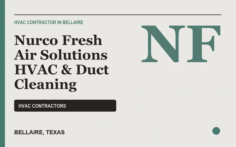 Nurco Fresh Air Solutions HVAC & Duct Cleaning in Bellaire, Texas