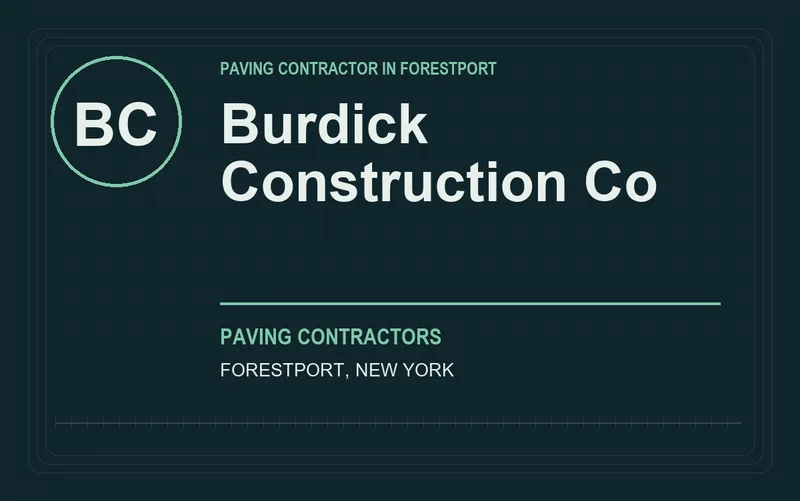 Burdick Construction Co in Forestport, New York