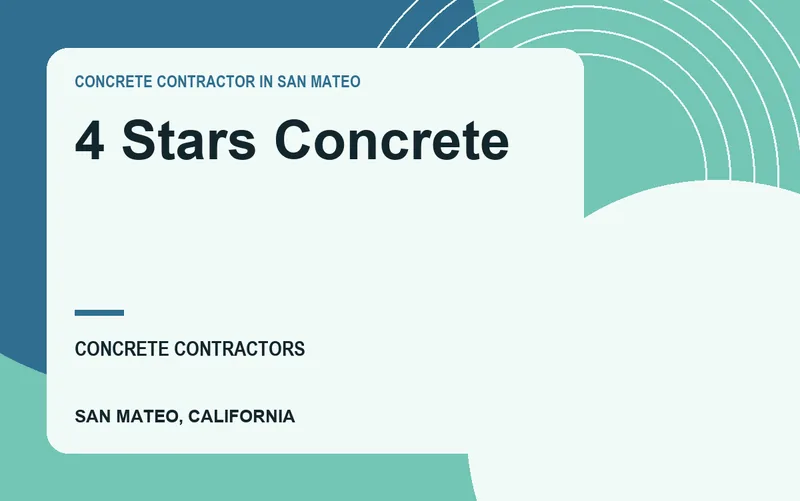 4 Stars Concrete in San Mateo, California