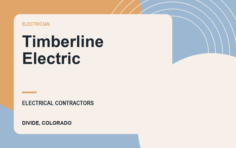 Timberline Electric in Divide, Colorado