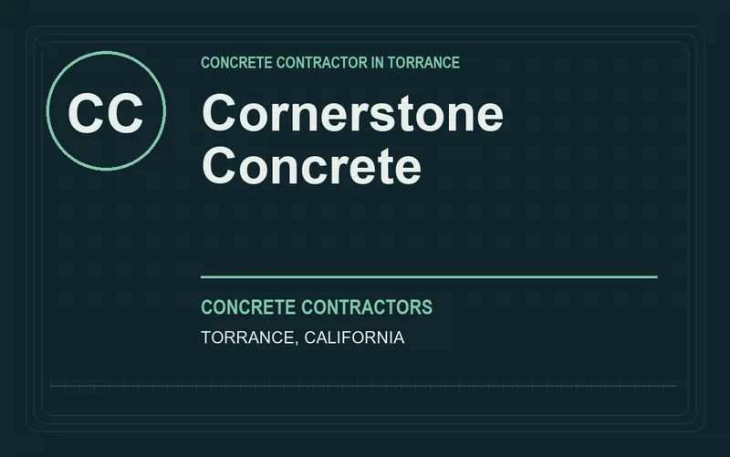 Cornerstone Concrete in Torrance, California