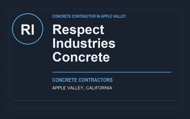 Respect Industries Concrete in Apple Valley, California
