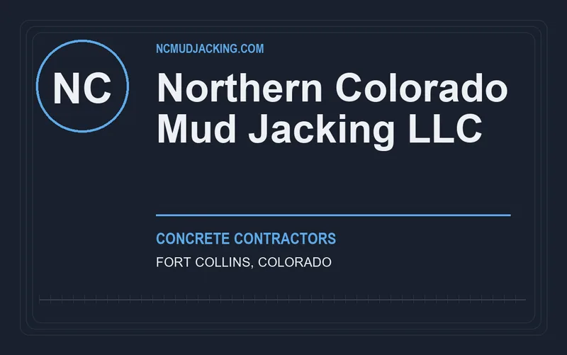 Northern Colorado Mud Jacking LLC in Fort Collins, Colorado