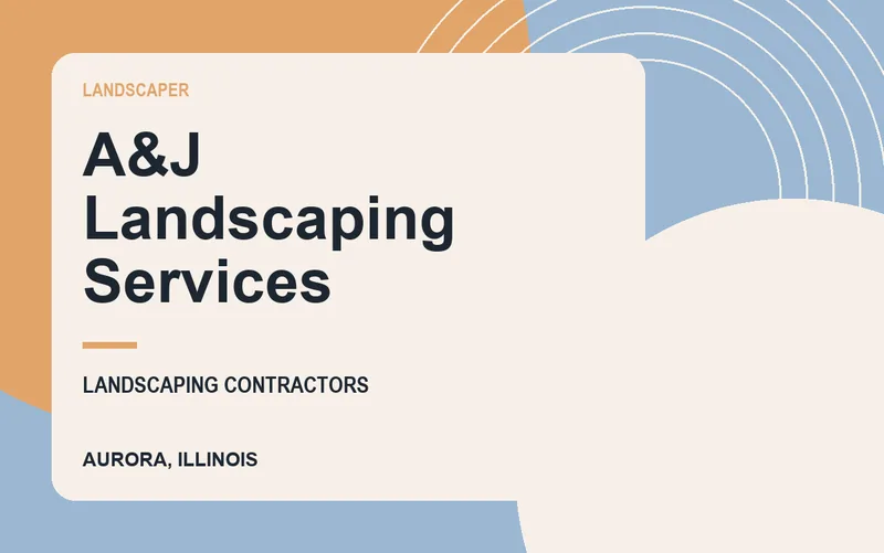 A&J Landscaping Services in Aurora, Illinois