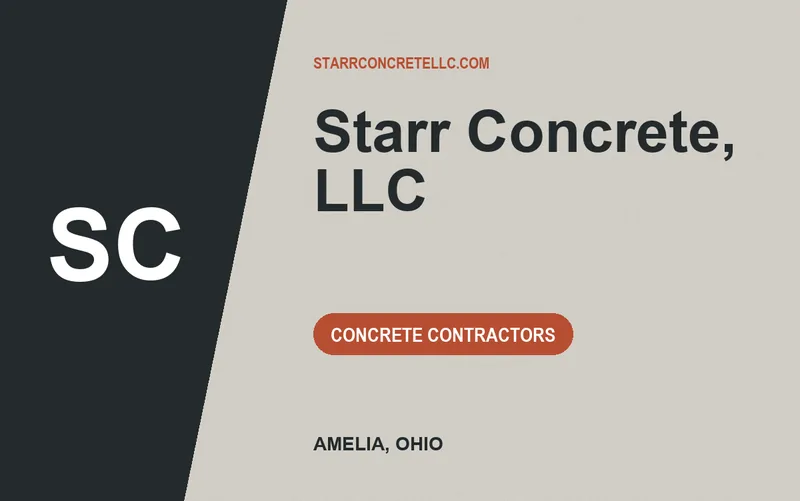 Starr Concrete, LLC in Amelia, Ohio
