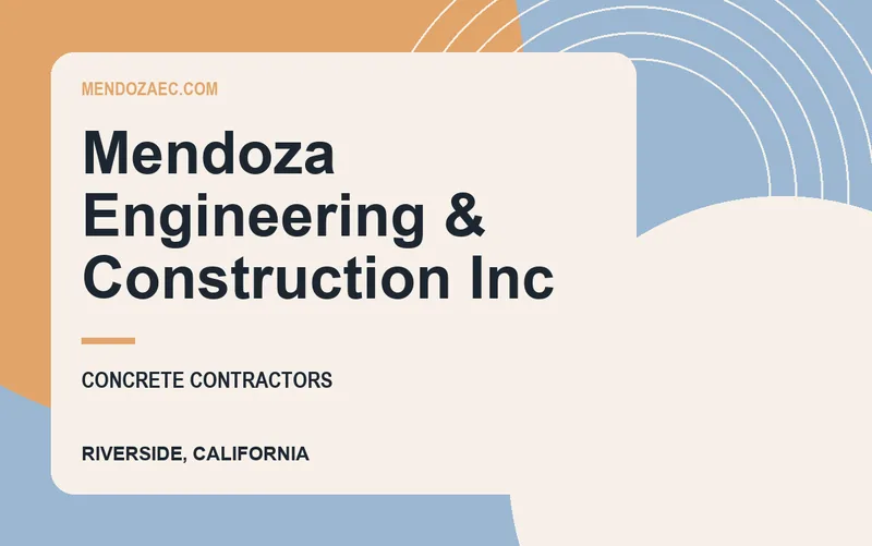 Mendoza Engineering & Construction Inc in Riverside, California