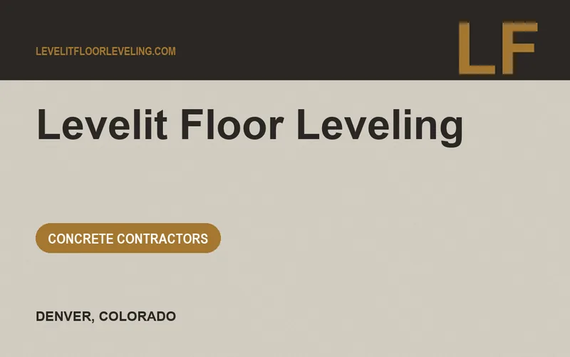 Levelit Floor Leveling in Denver, Colorado