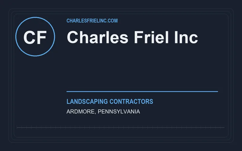 Charles Friel Inc in Ardmore, Pennsylvania