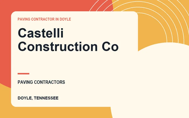 Castelli Construction Co in Doyle, Tennessee