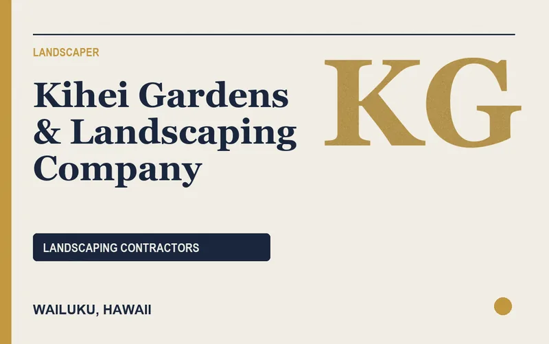 Kihei Gardens & Landscaping Company in Wailuku, Hawaii