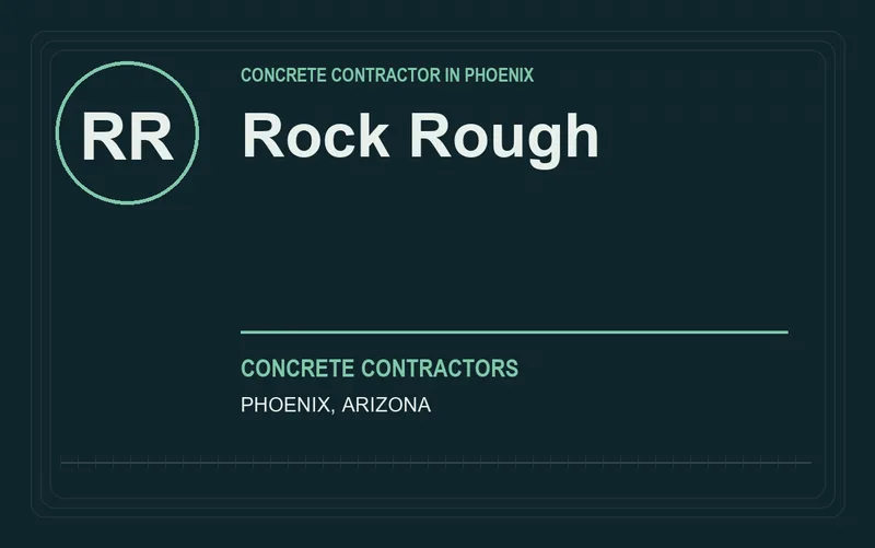 Rock Rough in Phoenix, Arizona