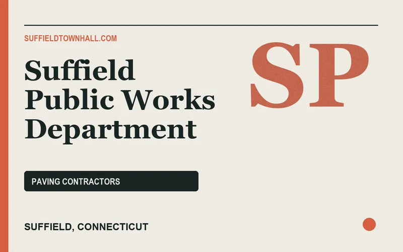 Suffield Public Works Department in Suffield, Connecticut