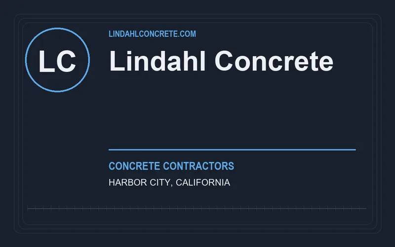 Lindahl Concrete in Harbor City, California