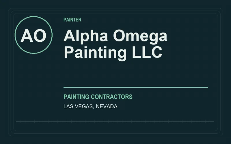 Alpha Omega Painting LLC in Las Vegas, Nevada