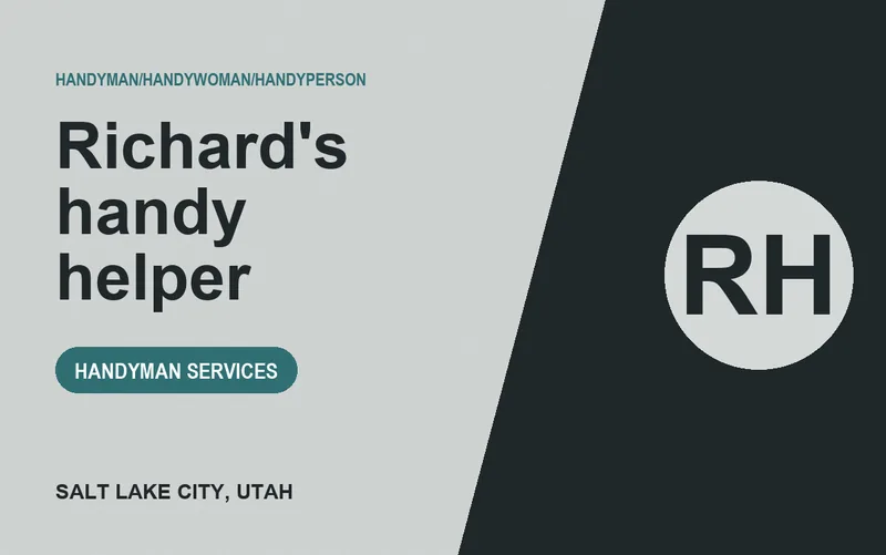 Richard's handy helper in Salt Lake City, Utah