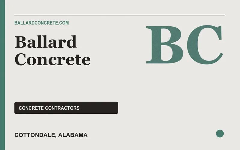Ballard Concrete in Cottondale, Alabama