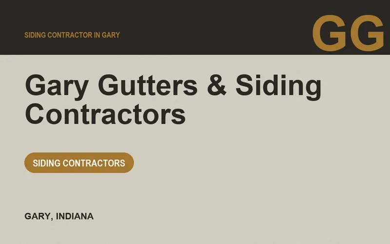 Gary Gutters & Siding Contractors in Gary, Indiana