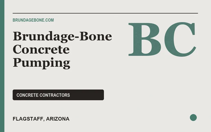 Brundage-Bone Concrete Pumping in Flagstaff, Arizona