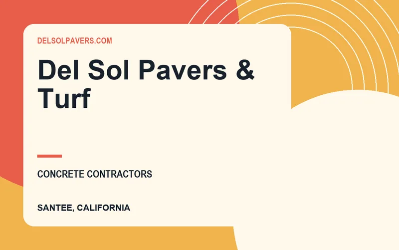 DEL SOL PAVERS & TURF in Santee, California