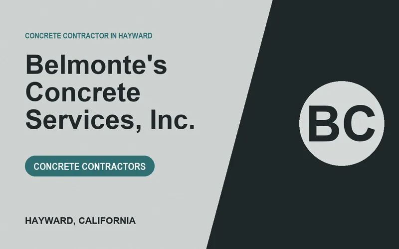 Belmonte's Concrete Services, Inc. in Hayward, California