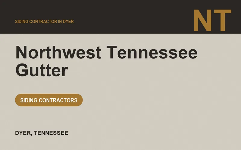 Northwest Tennessee Gutter in Dyer, Tennessee