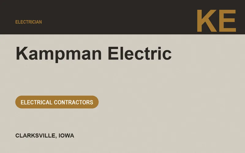 Kampman Electric in Clarksville, Iowa