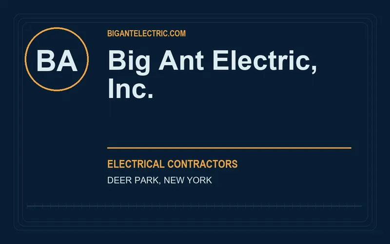 Big Ant Electric, Inc. in Deer Park, New York