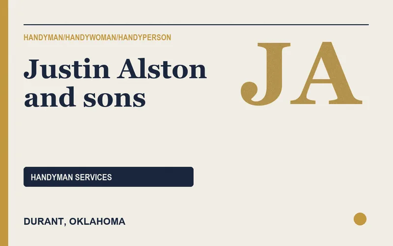 Justin Alston and sons in Durant, Oklahoma