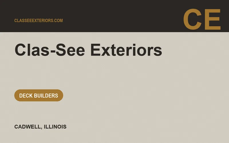 Clas-See Exteriors in Cadwell, Illinois