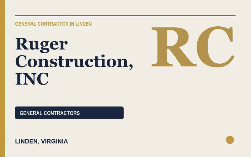 Ruger Construction, INC in Linden, Virginia