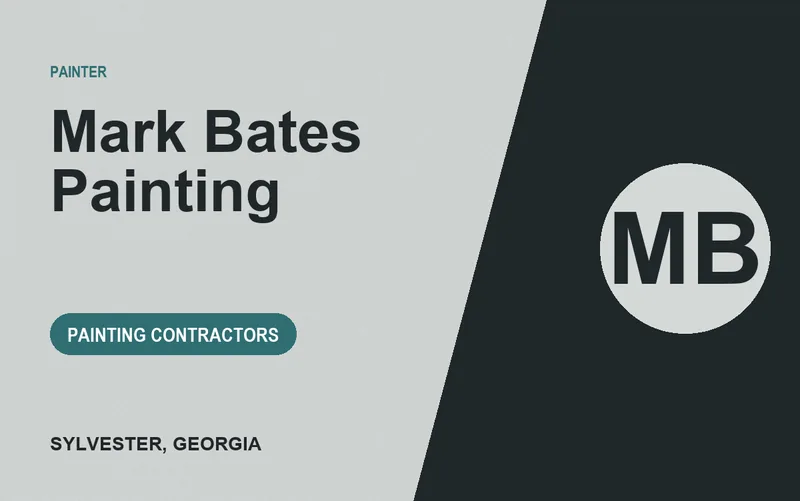 Mark Bates Painting in Sylvester, Georgia