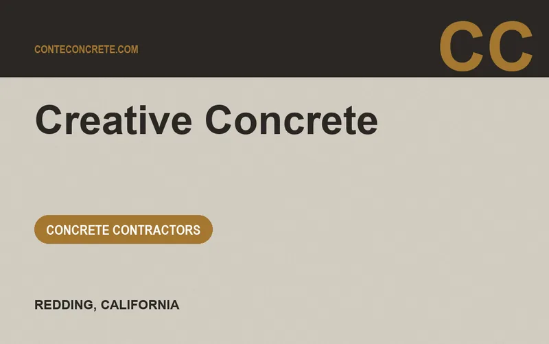 Creative Concrete in Redding, California