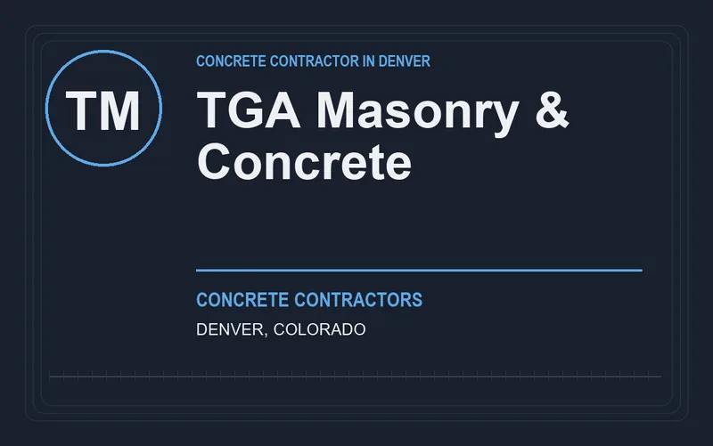 TGA Masonry & Concrete in Denver, Colorado